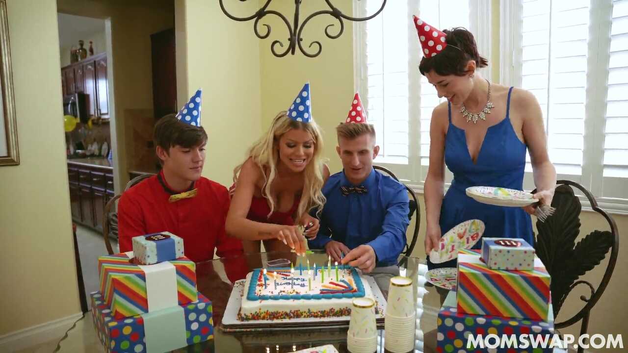 Mom Swap Birthday Swap Surprise Brooklyn Chase Olive Glass